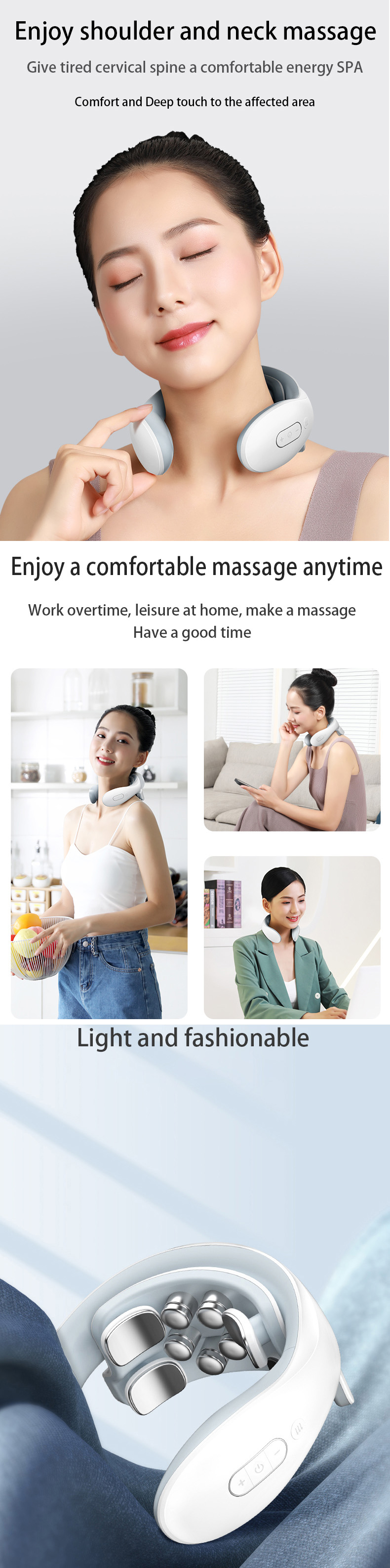 neck massager neck and shoulder massage electric neck massager shiatsu neck massager ems neck massager portable neck massager